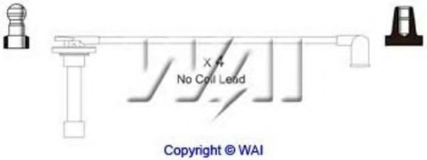 WAIglobal SL382 Ignition Cable Kit